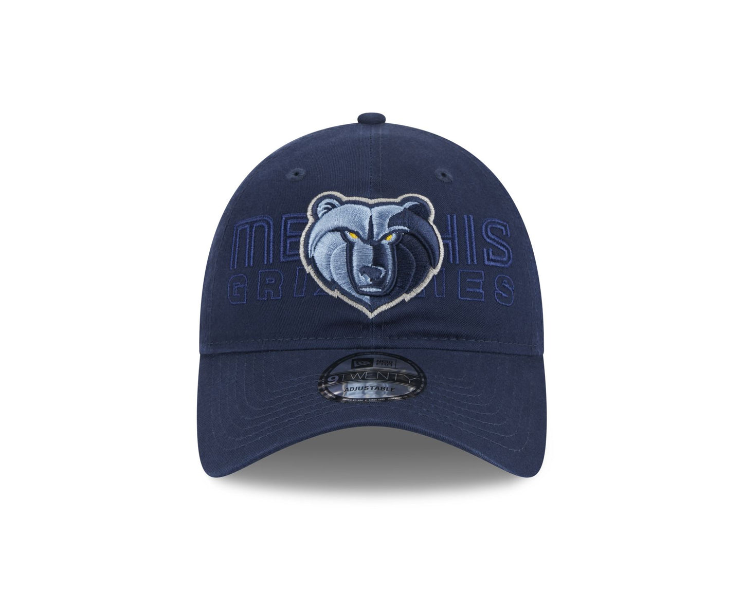 New Era Mens NBA Draft 9Twenty Adjustable Cap ~ Memphis Grizzlies Navy