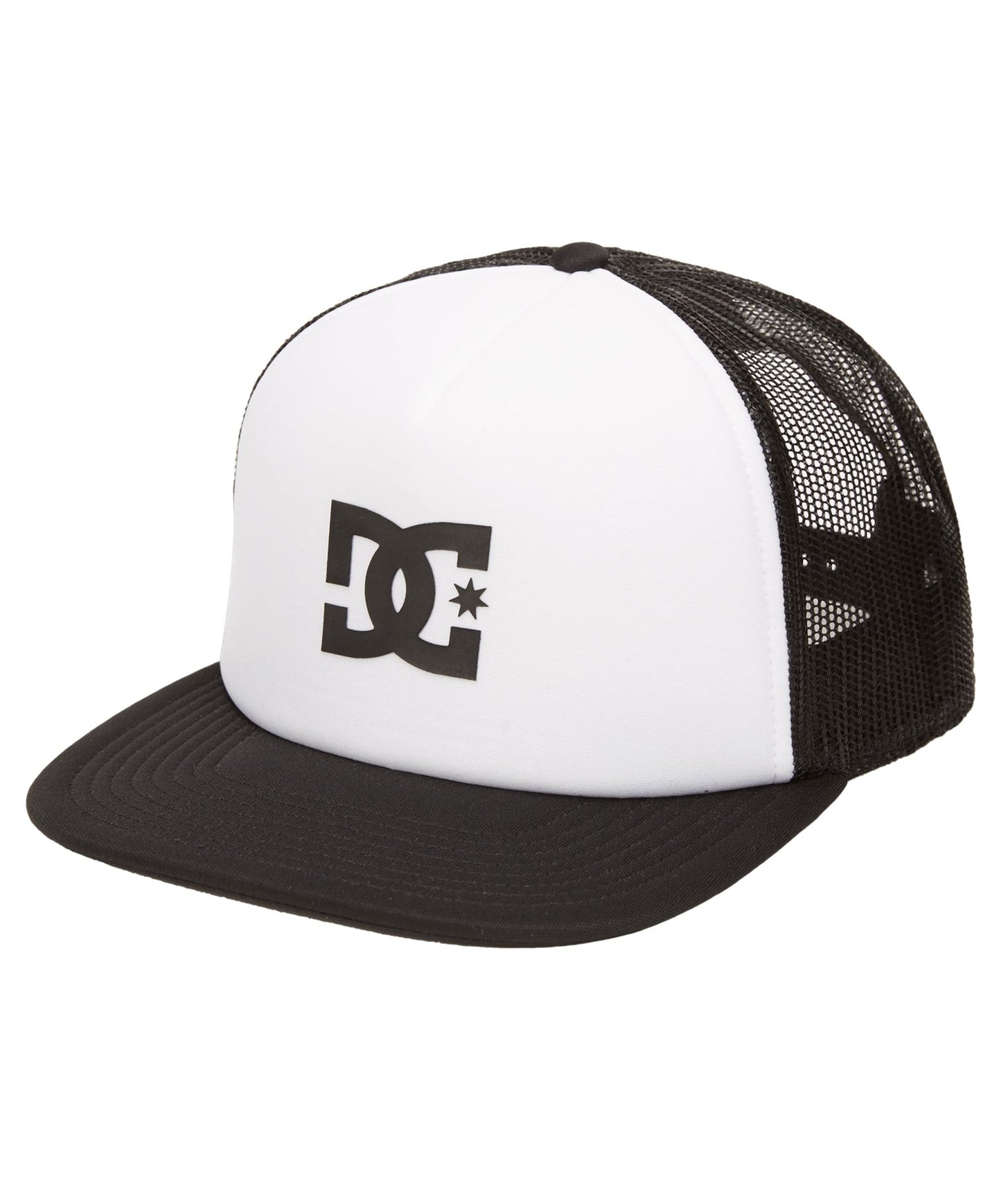 DC Shoes Cap Trucker Snapback Mens Gas station White