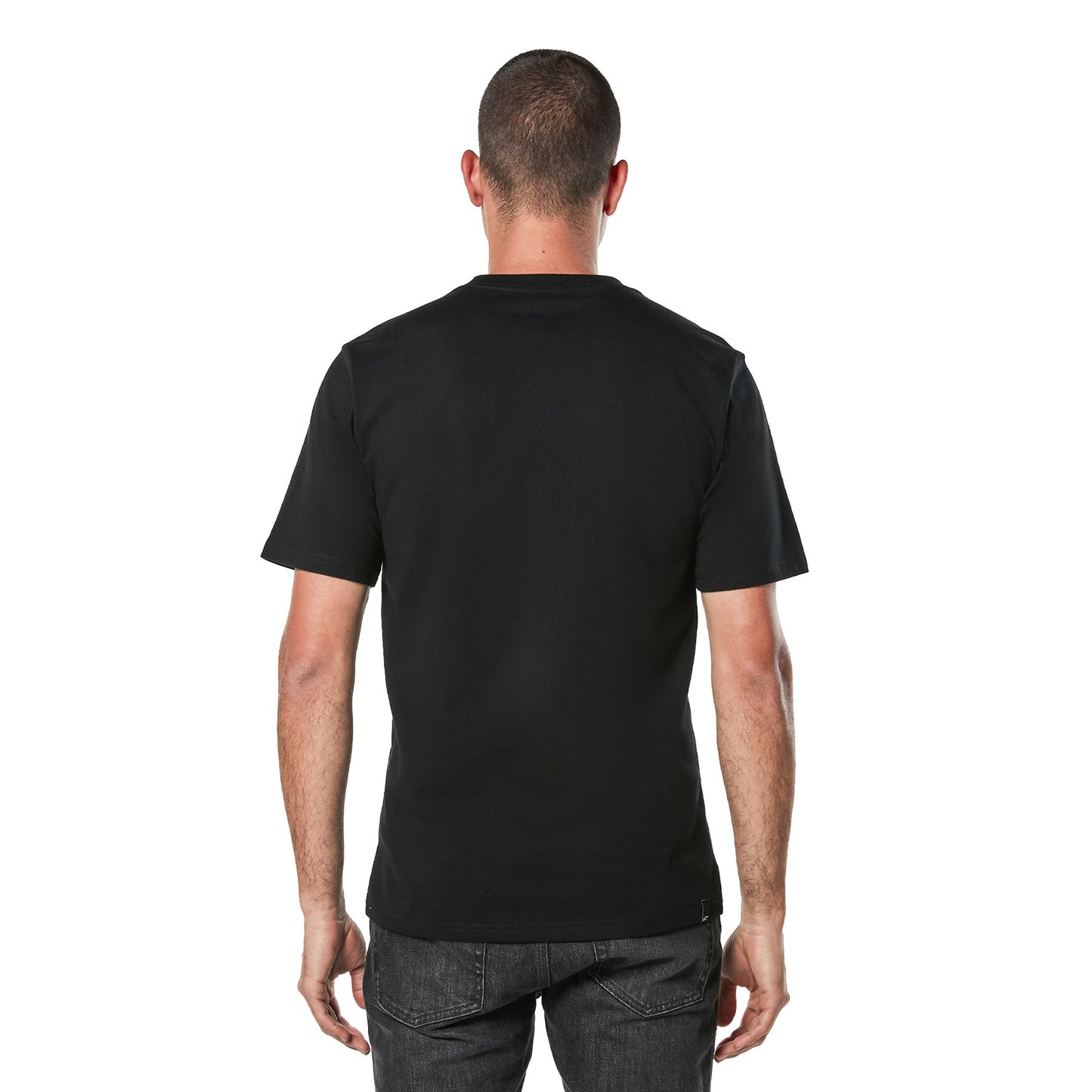 Alpinestars Mens Cotton SS T-Shirt ~ Blaze CSF black red