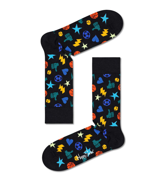 Happy Socks - Crew Socks (Size 41-46) ~ Play It 9300