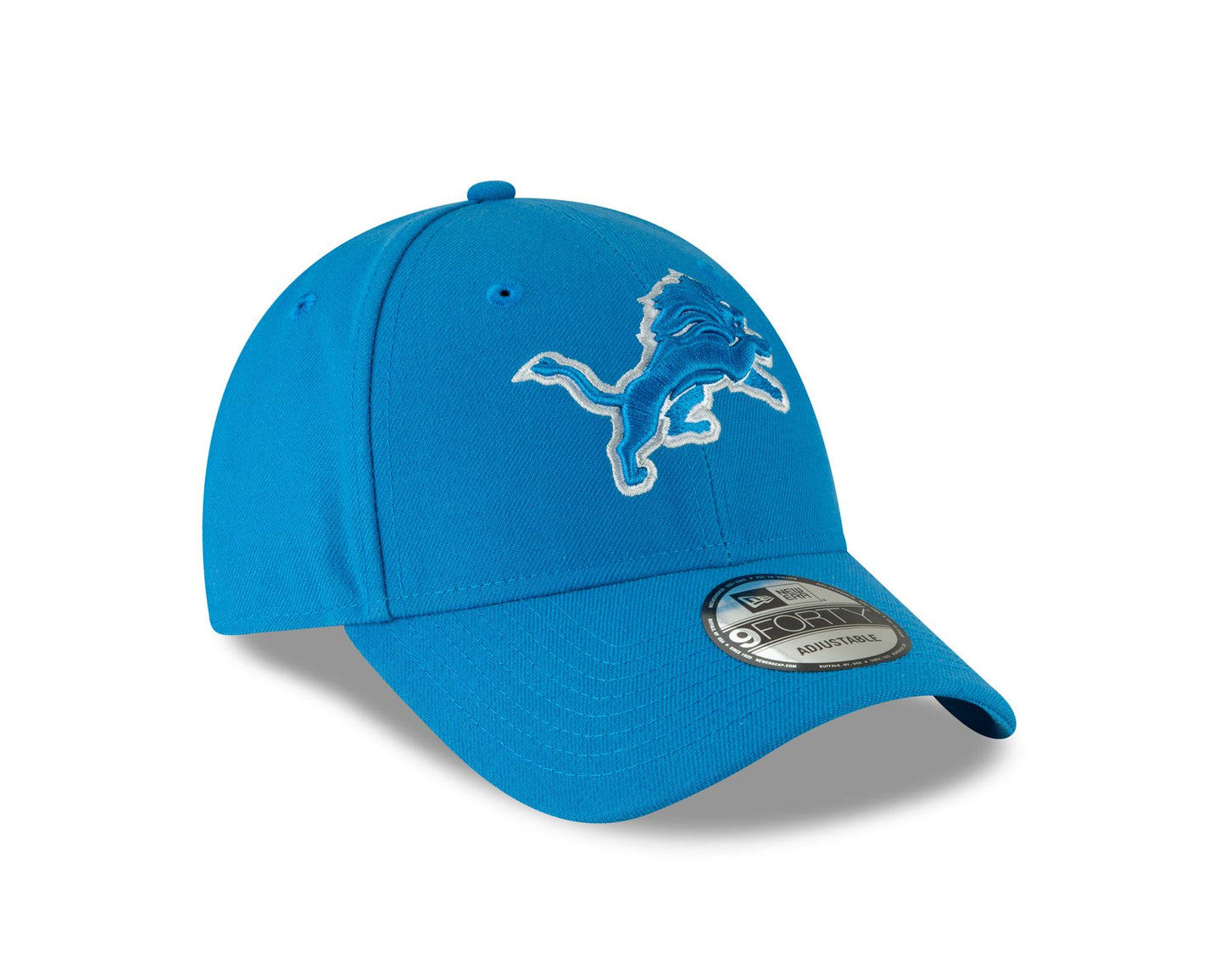 New Era Mens NFL Team Adjustable 9Forty OSFM Cap ~ Detroit Lions blue