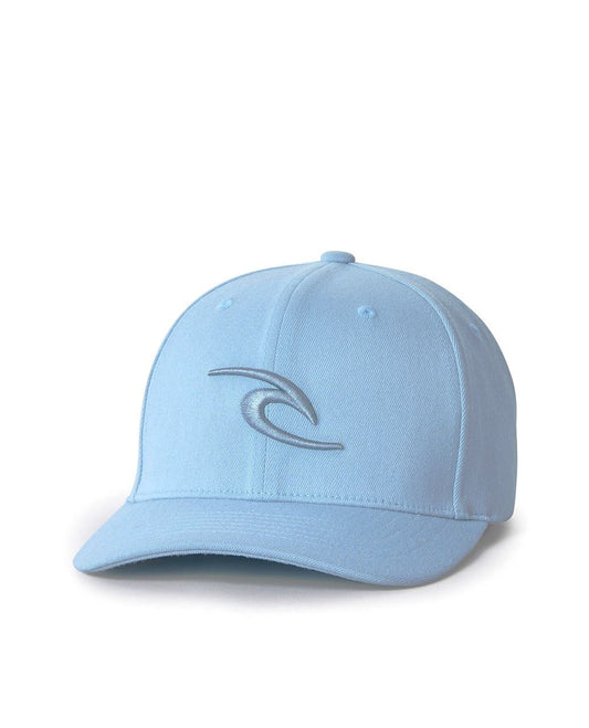 Rip Curl Mens Flexfit Curved Brim Cap ~ Tepan Flexfit dusty blue