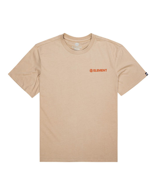 Element Men's Cotton T-Shirt ~ Blazin Chest oxford tan