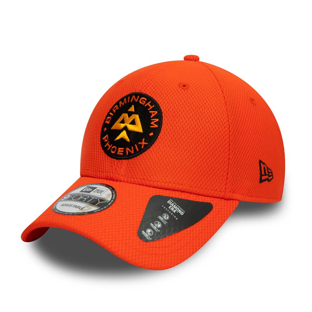 New Era Mens Diamond Era 9Forty 'The Hundred' Cap ~ Birmimgham Phoenix orange
