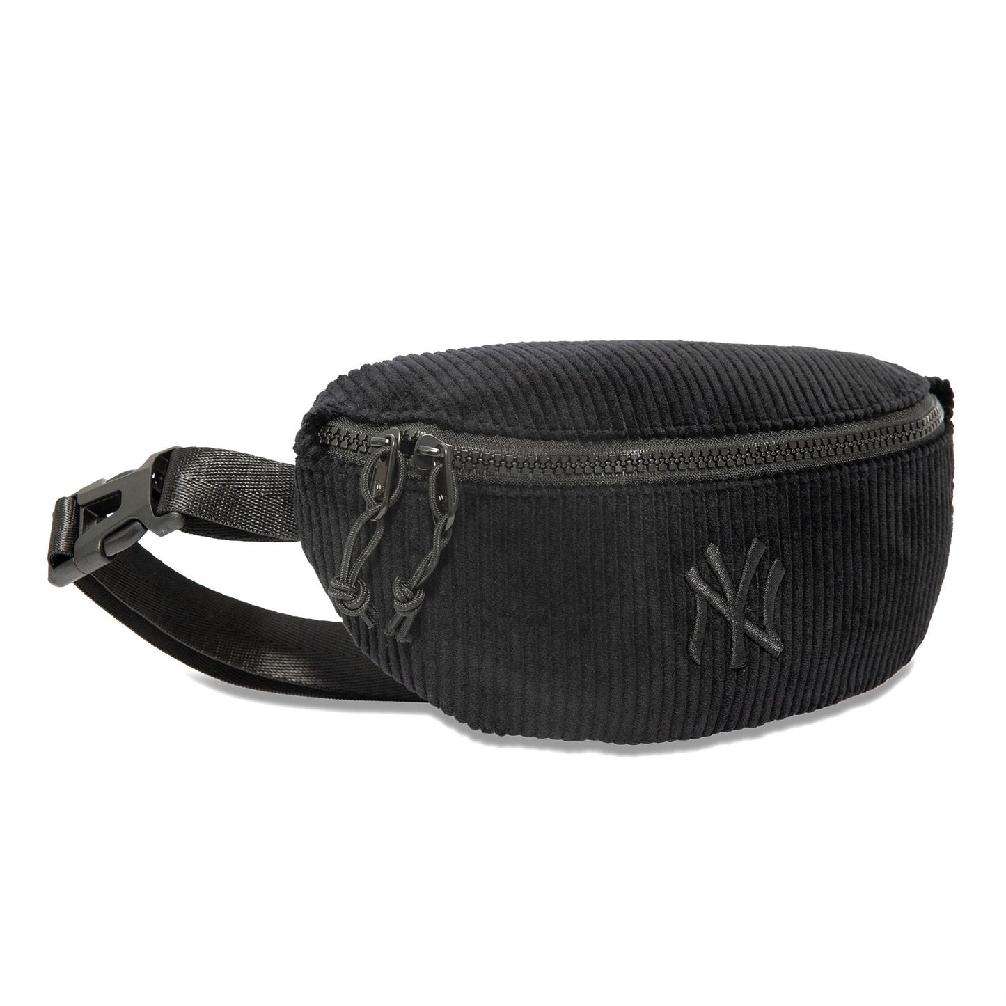 New York Yankees Tonal Cord Black Waist Bag