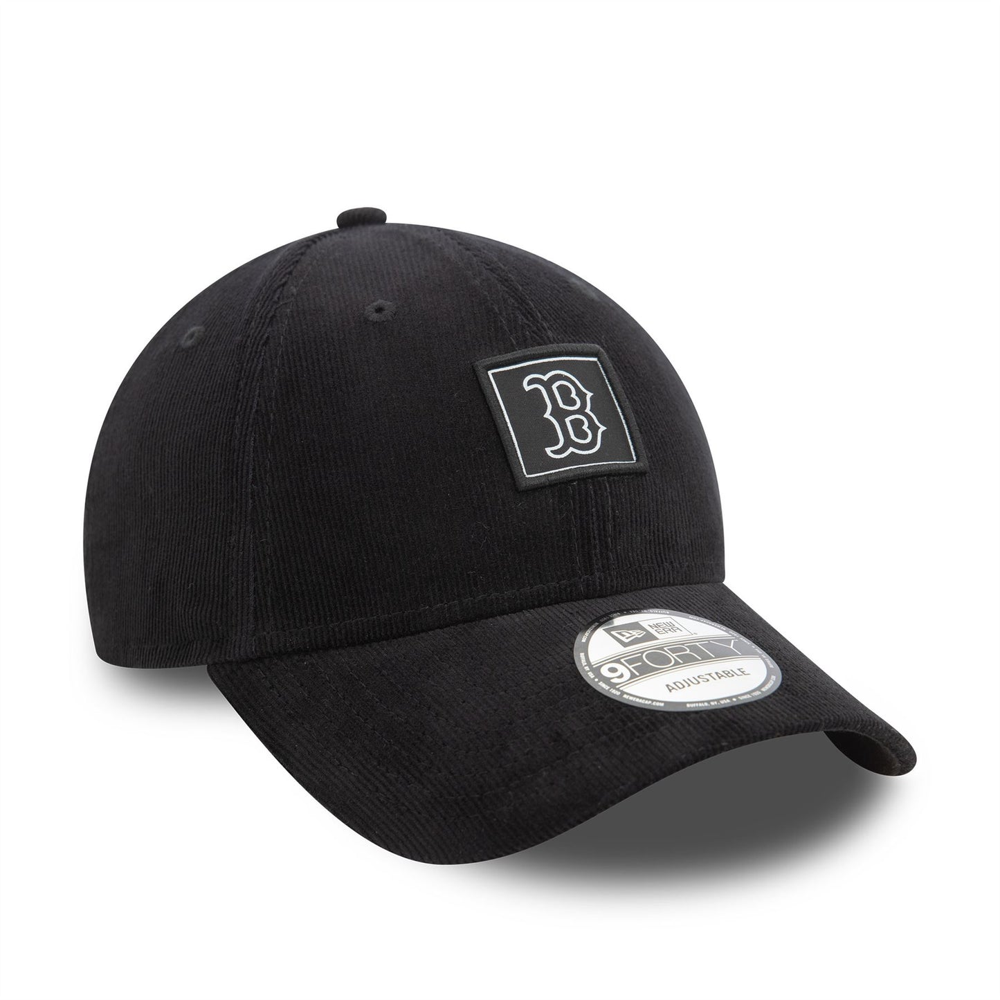 Boston Red Sox Cord Patch Black 9FORTY Adjustable Cap