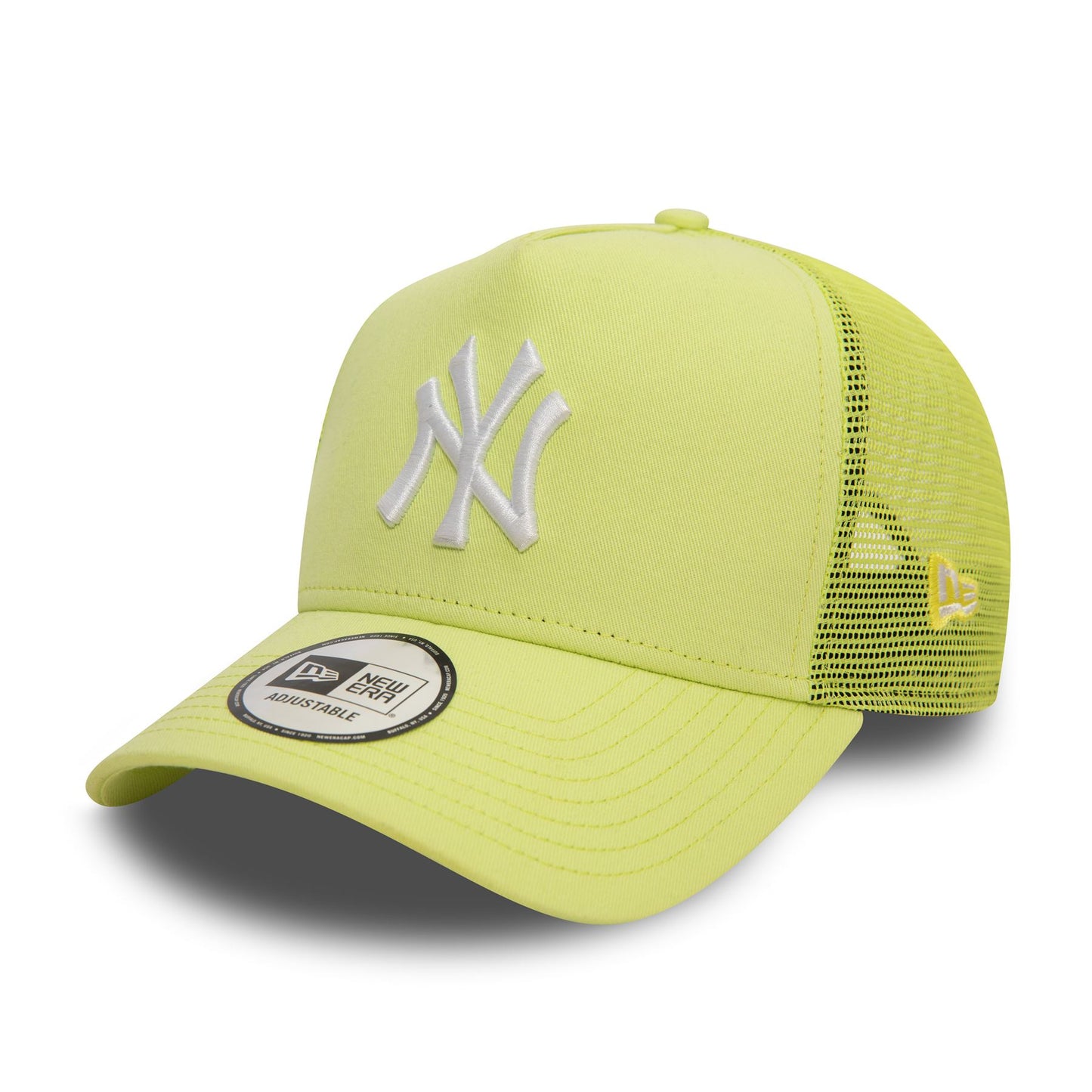 New Era Mens League Essential Trucker Cap ~ New York Yankees neon