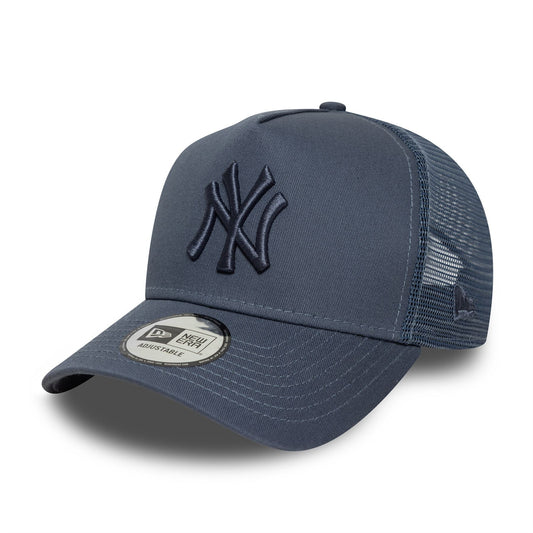 New York Yankees League Essential Dark Blue 9FORTY A-Frame Trucker Adjustable Cap