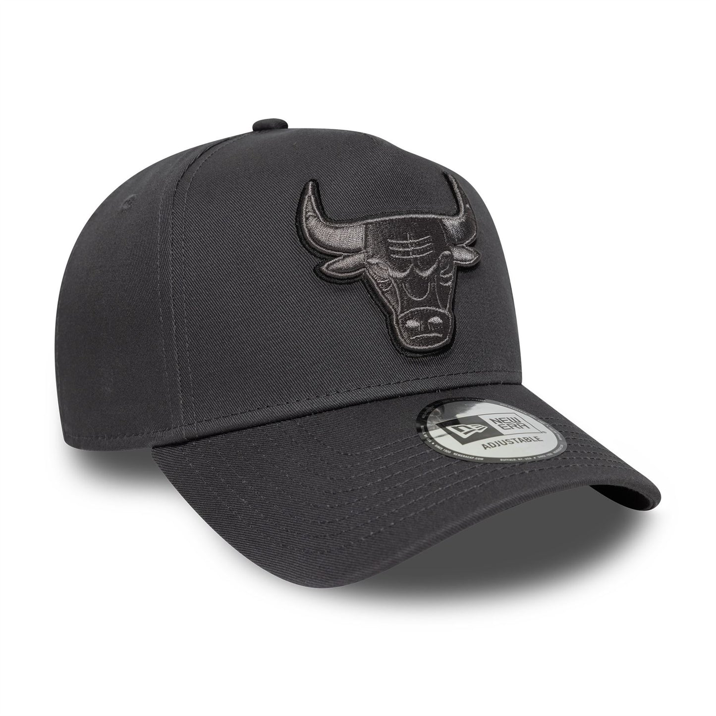 Chicago Bulls Team Outline Grey 9FORTY E-Frame Adjustable Cap