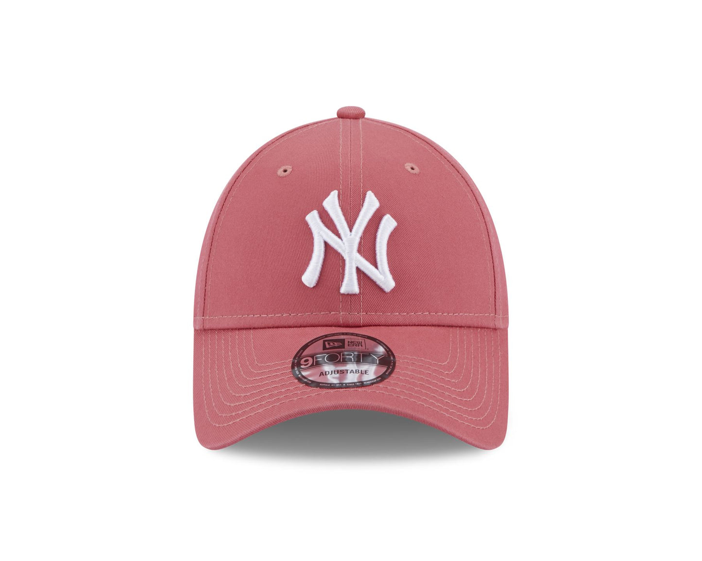 New Era Mens League Essential 940 Adjustable Cap ~ New York Yankees pink