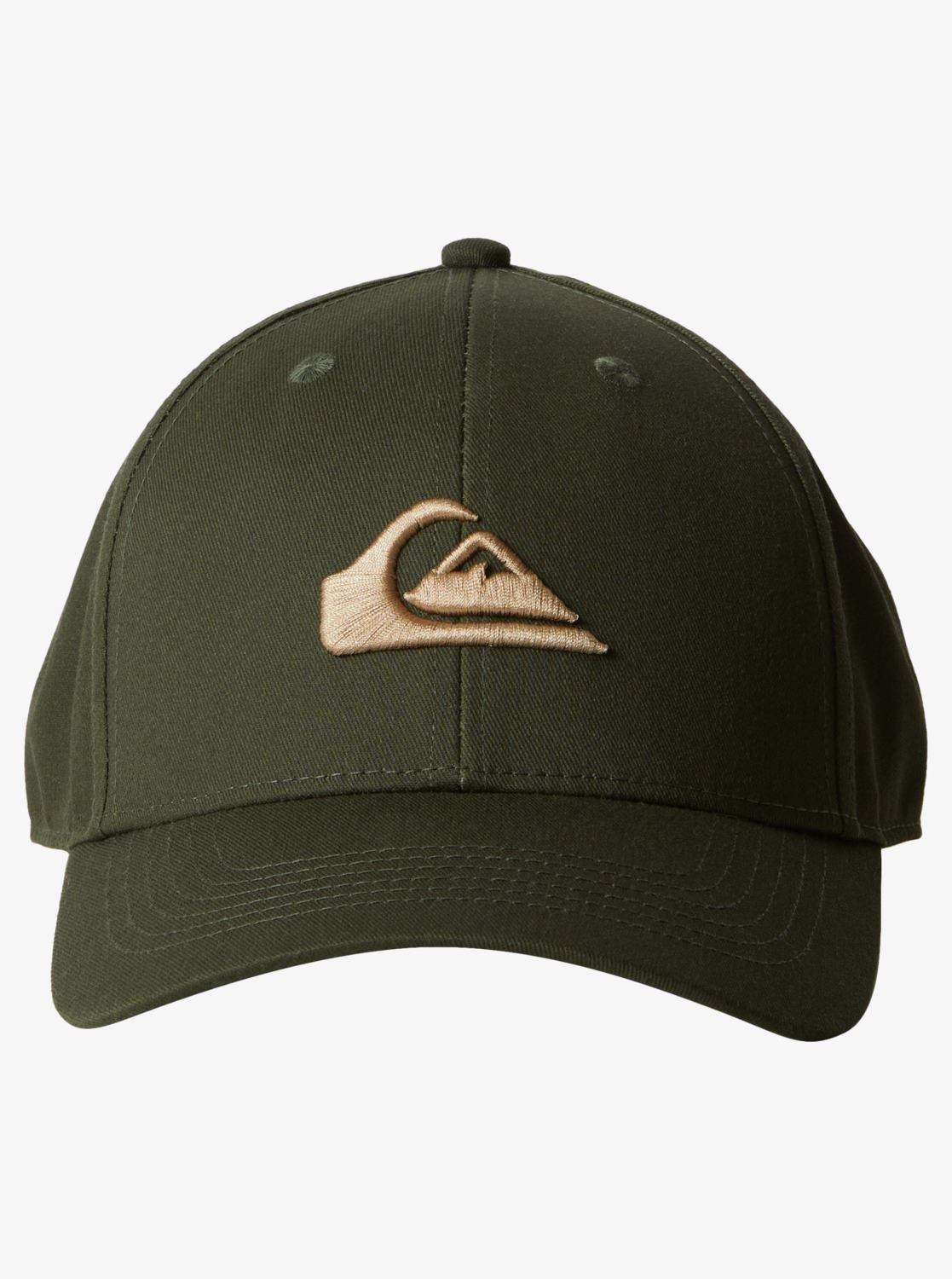 Quiksilver Mens Curve Snapback Cap ~ Decades green