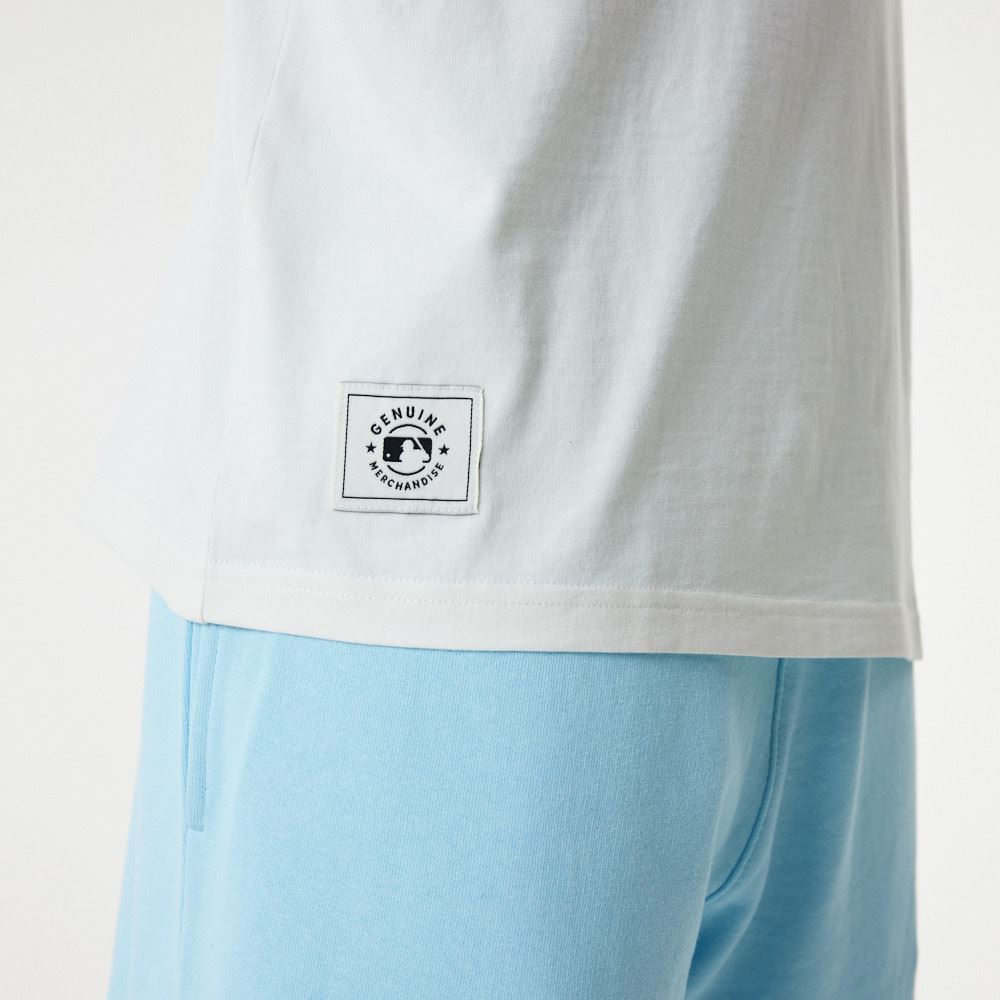 New Era Unisex MLB Pastel OS T-Shirt ~ Chicago Cubs White