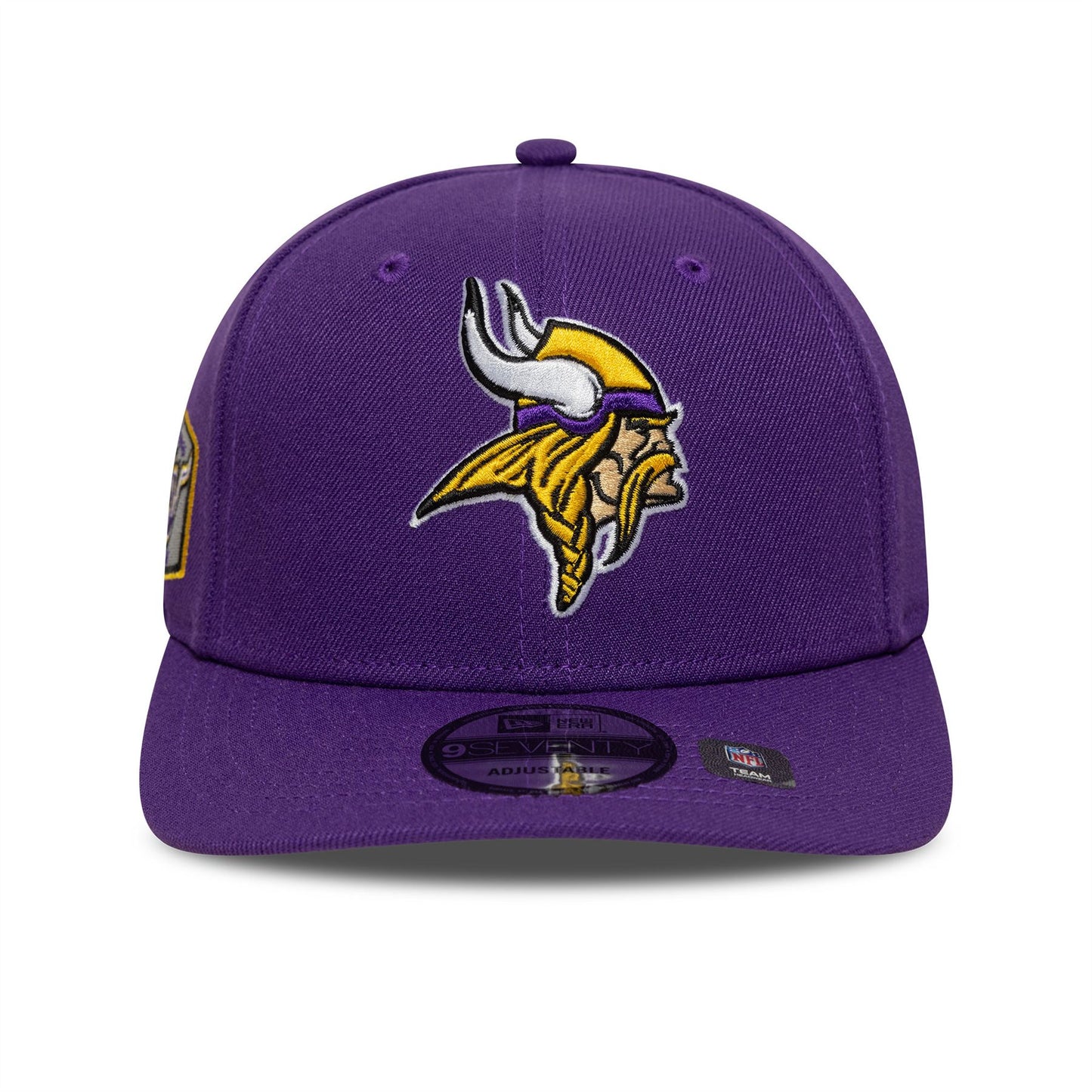 Minnesota Vikings Patch Purple 9SEVENTY Stretch-Snap Adjustable Cap