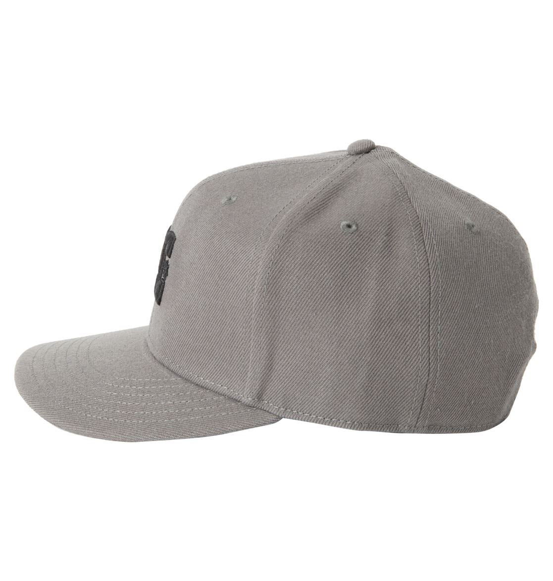 DC Shoes Mens Snapback Semi-curve Cap ~ Empire Fielder grey