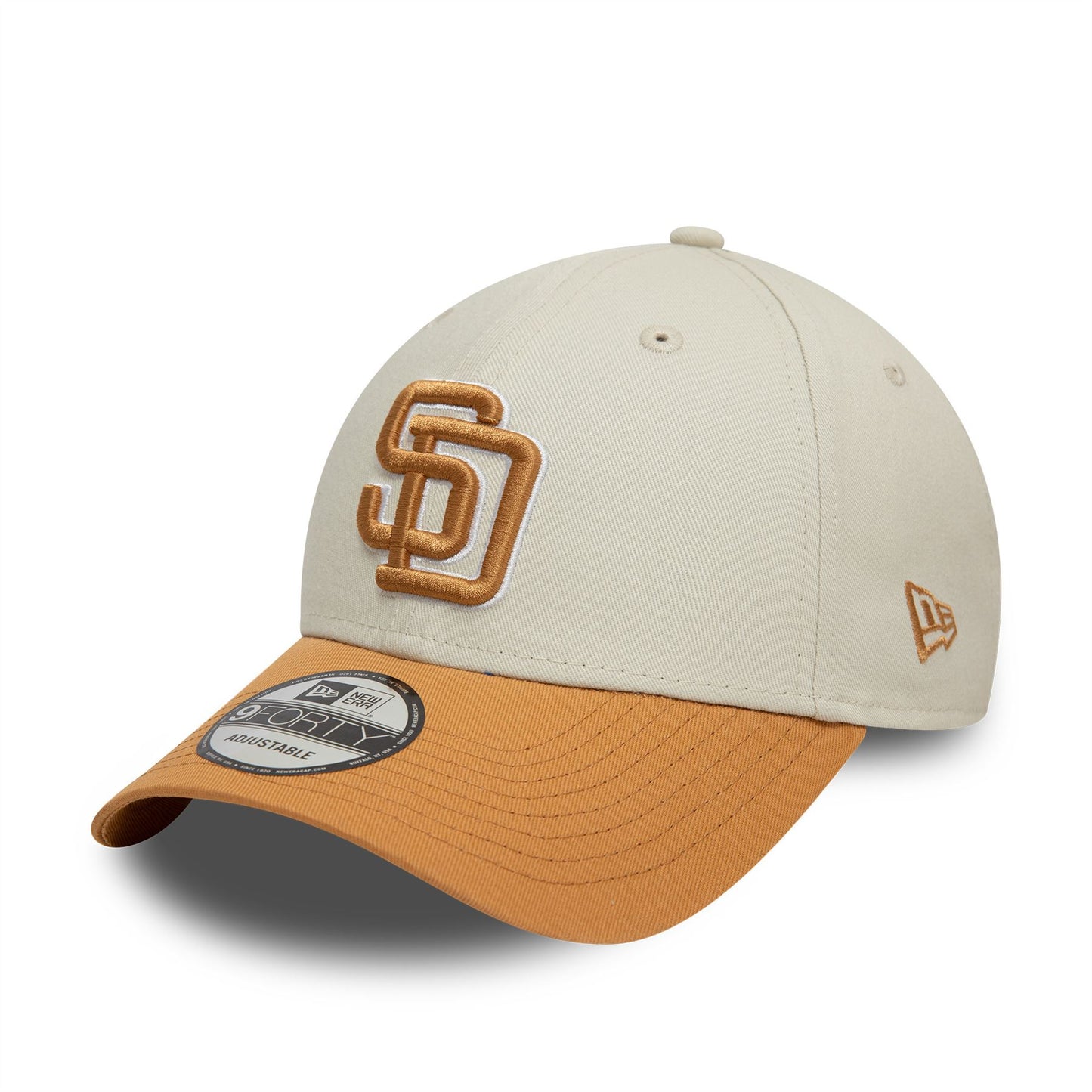 San Diego Padres World Series Patch Cream 9FORTY Adjustable Cap