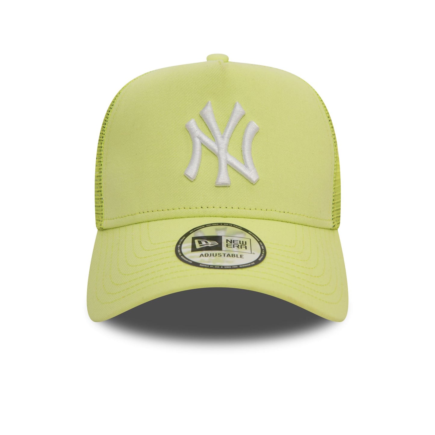 New Era Mens League Essential Trucker Cap ~ New York Yankees neon