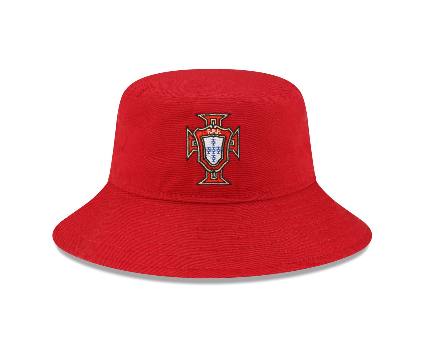 New Era Mens Core Bucket Football Team Cap ~ Portugal National Football Team red