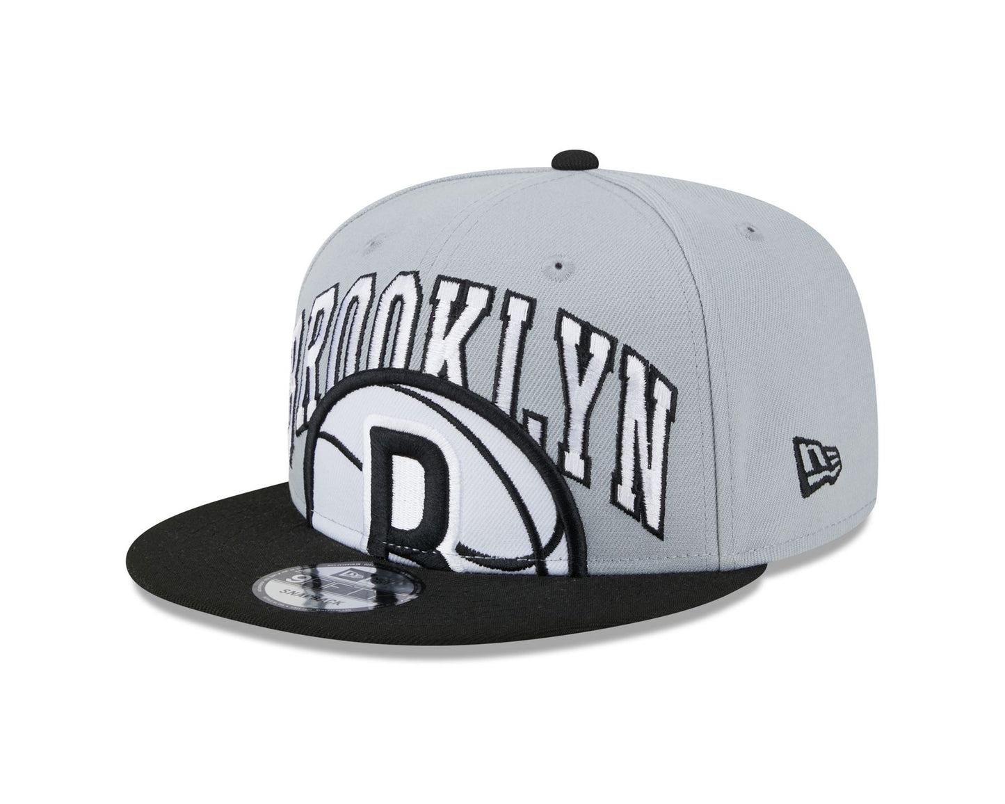 New Era Mens NBA Authentics 9Fifty Cap ~ Brooklyn Nets Tip-Off grey