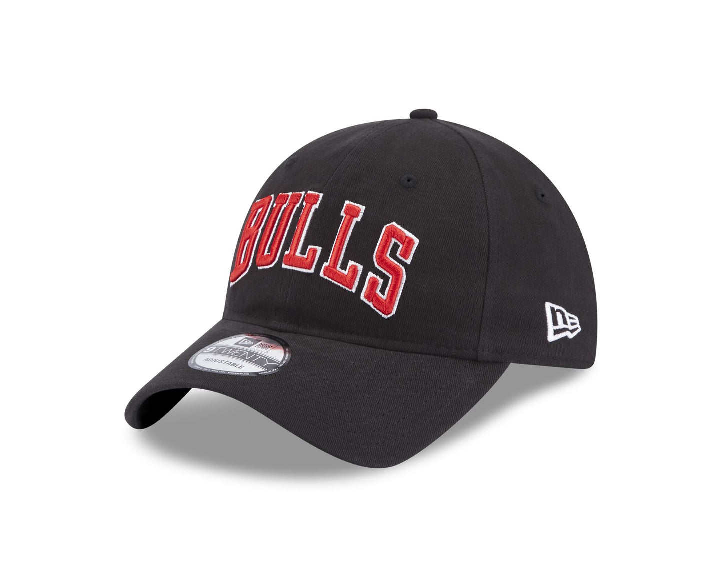 New Era Mens Team Script 9Twenty Adjustable Cap ~ Chicago Bulls black