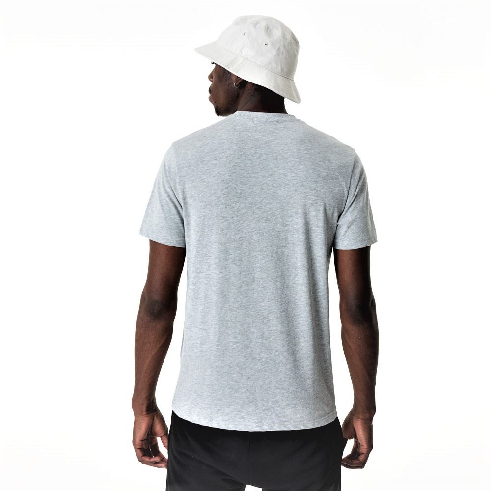 New Era Mens Essentials T-Shirt ~ New Era Heather Grey