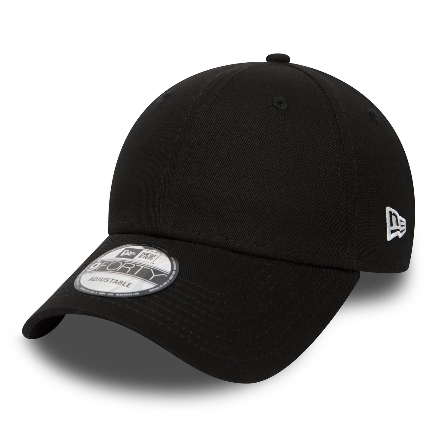 New Era Mens 9Forty Adjustable Curve Brim OSFA Cap ~ New Era Black