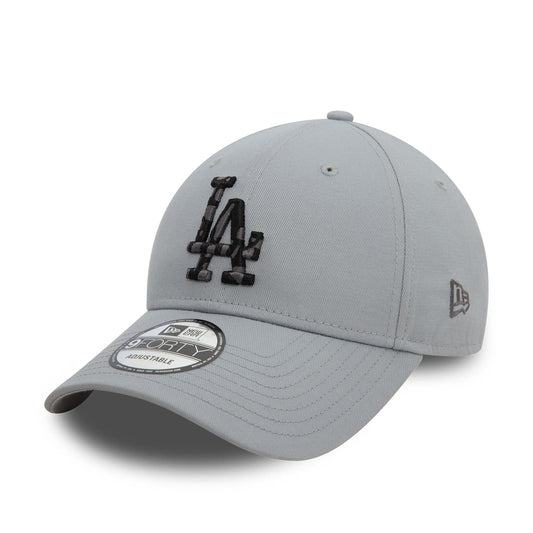 New Era Mens Seasonal Infill 9Forty Cap ~ LA Dodgers grey