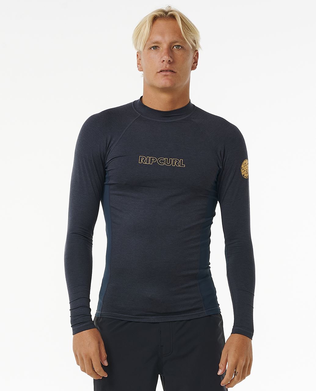 Rip Curl LS UPF 50+ Rash Vest ~ Dawn patrol navy marle