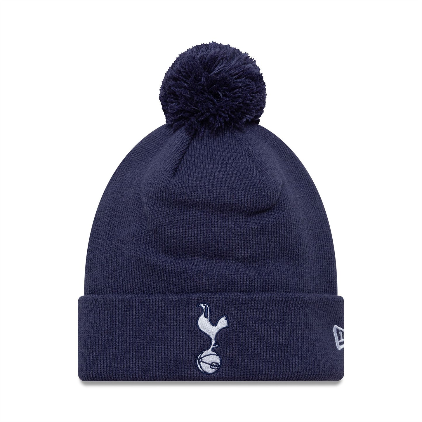 Tottenham Hotspur FC Essential Navy Bobble Knit Beanie Hat
