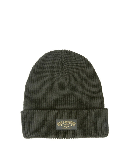 Billabong Mens Knitted Cuff Beanie ~ Rockies black