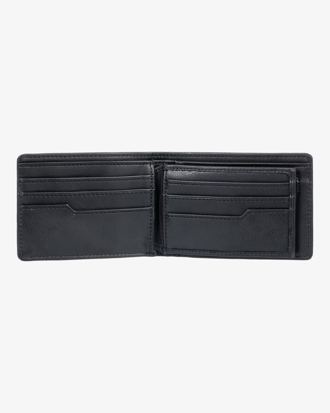 Billabong  Faux-Leather Black Fold Wallet