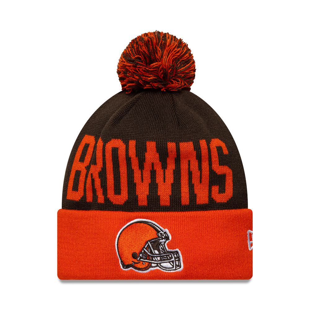 Cleveland Browns NFL London Games Cuff Knit Beanie Brown