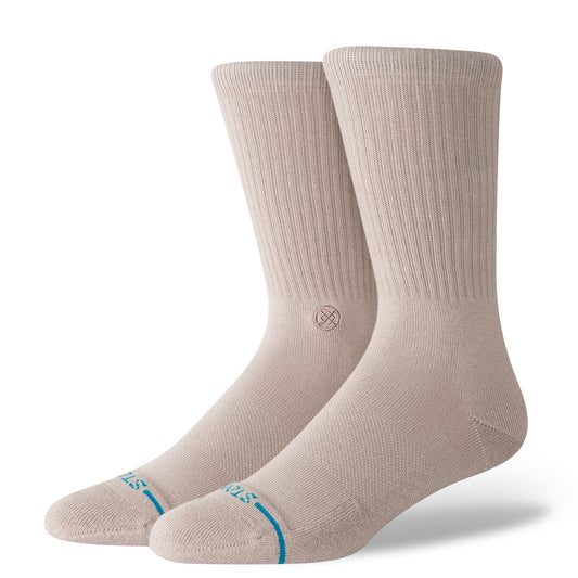 Icon Grey Crew Socks Stance Mens