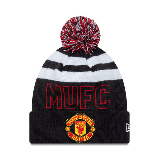 Manchester United FC Black Sport Knit Beanie Hat