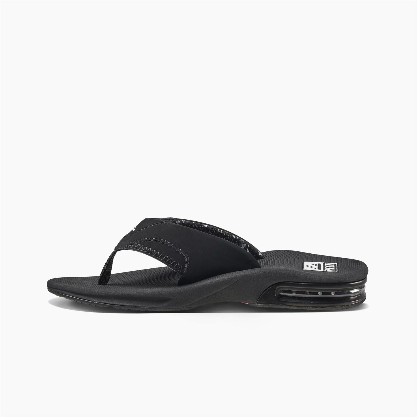 Reef Womens Sandals With Bottle Opener ~ Fanning black