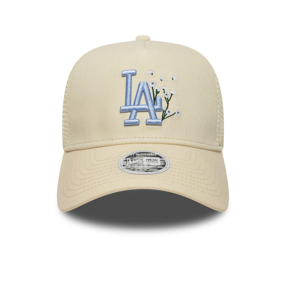 LA Dodgers Floral Womens Trucker New Era Cap