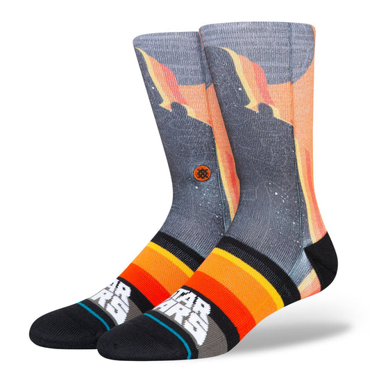 Stance Men's Crew Socks ~Darth by Jaz spacedust size L
