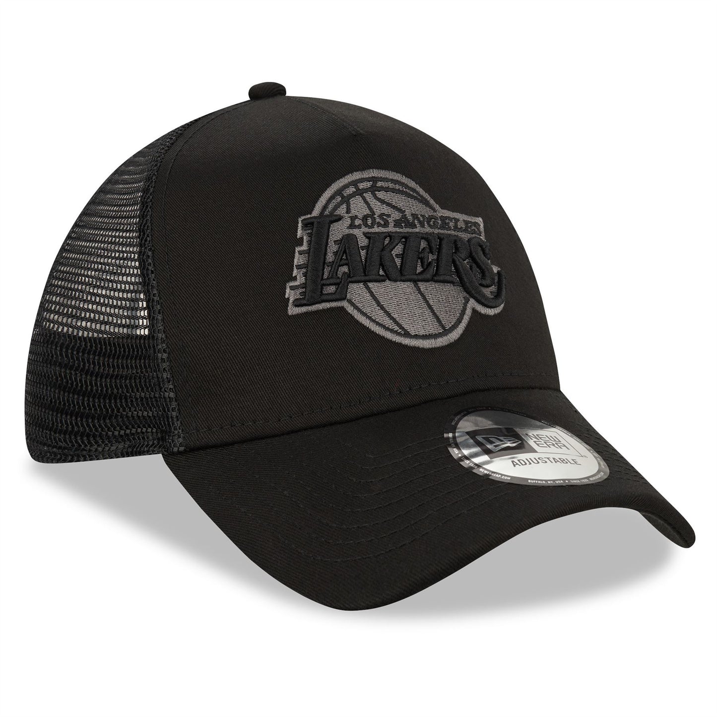 New Era Mens Bob Team Adjustable Trucker  Cap ~ LA Lakers black