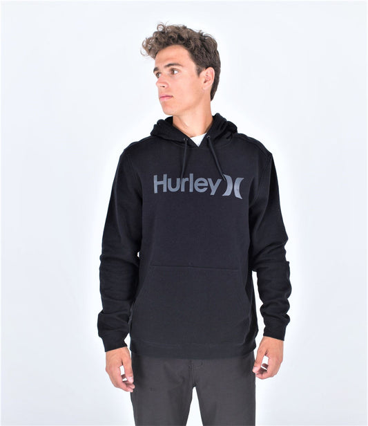 Hurley Mens Solid Sweatshirt Hoodie ~ One & Only Solid black