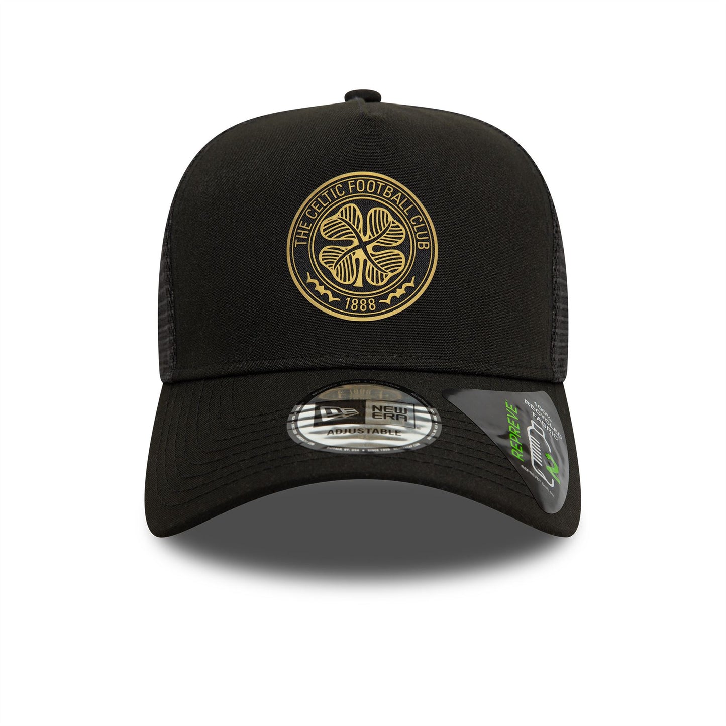 New Era Mens Repreve EF Trucker Cap ~ Celtic Football Club black