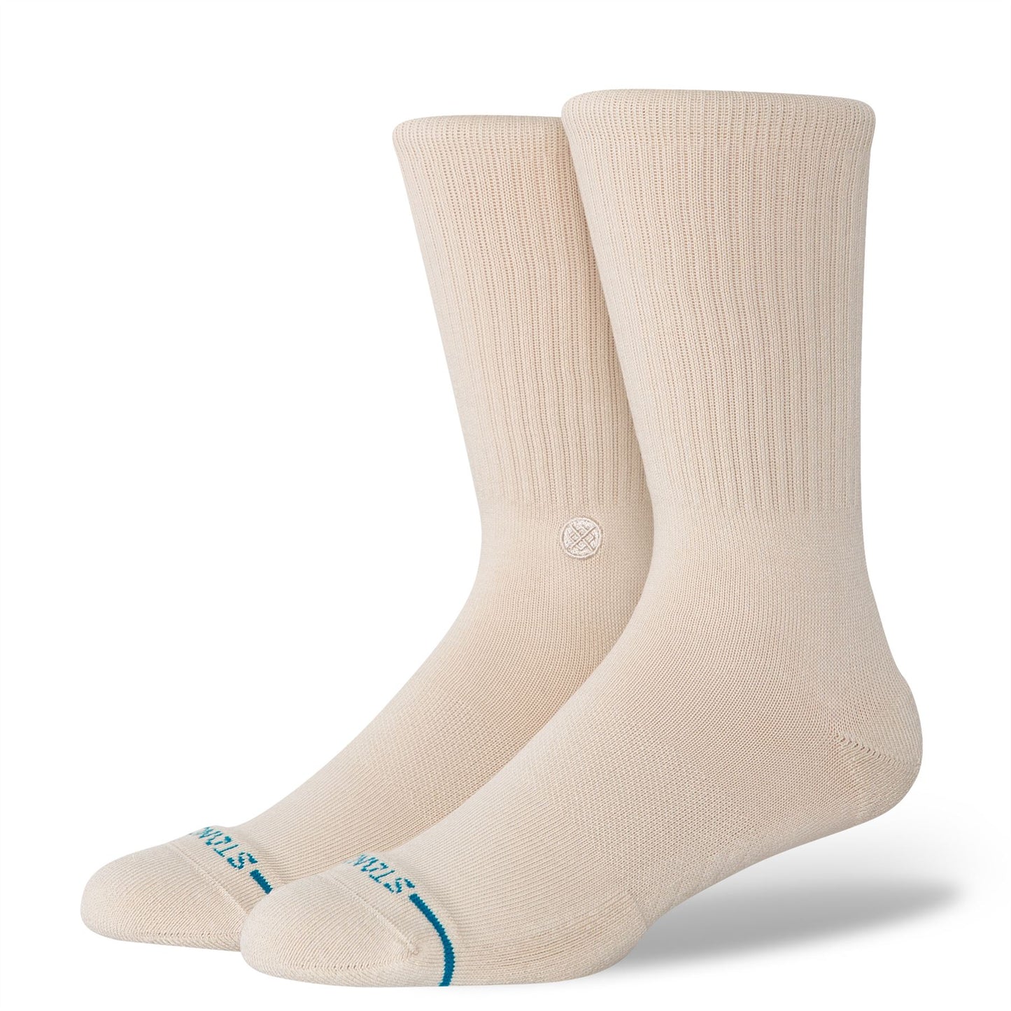 Icon Mens Crew Oatmeal Socks Stance