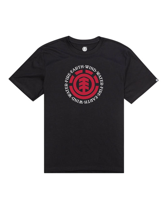 Element Men's Organic Cotton T-Shirt ~ Seal SS flint black