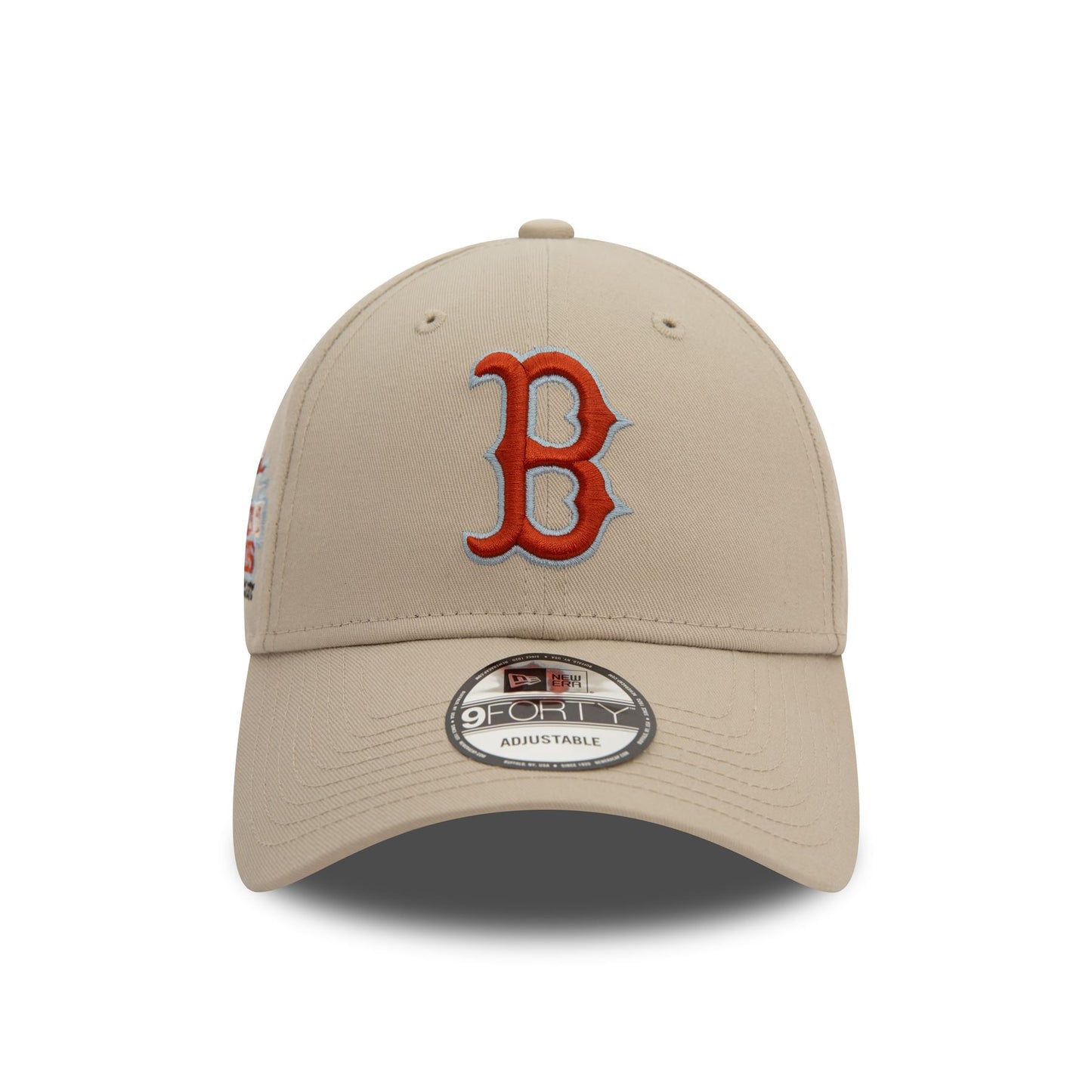 New Era Mens MLB Patch 9Forty Cap ~ Boston Red Sox stone brown