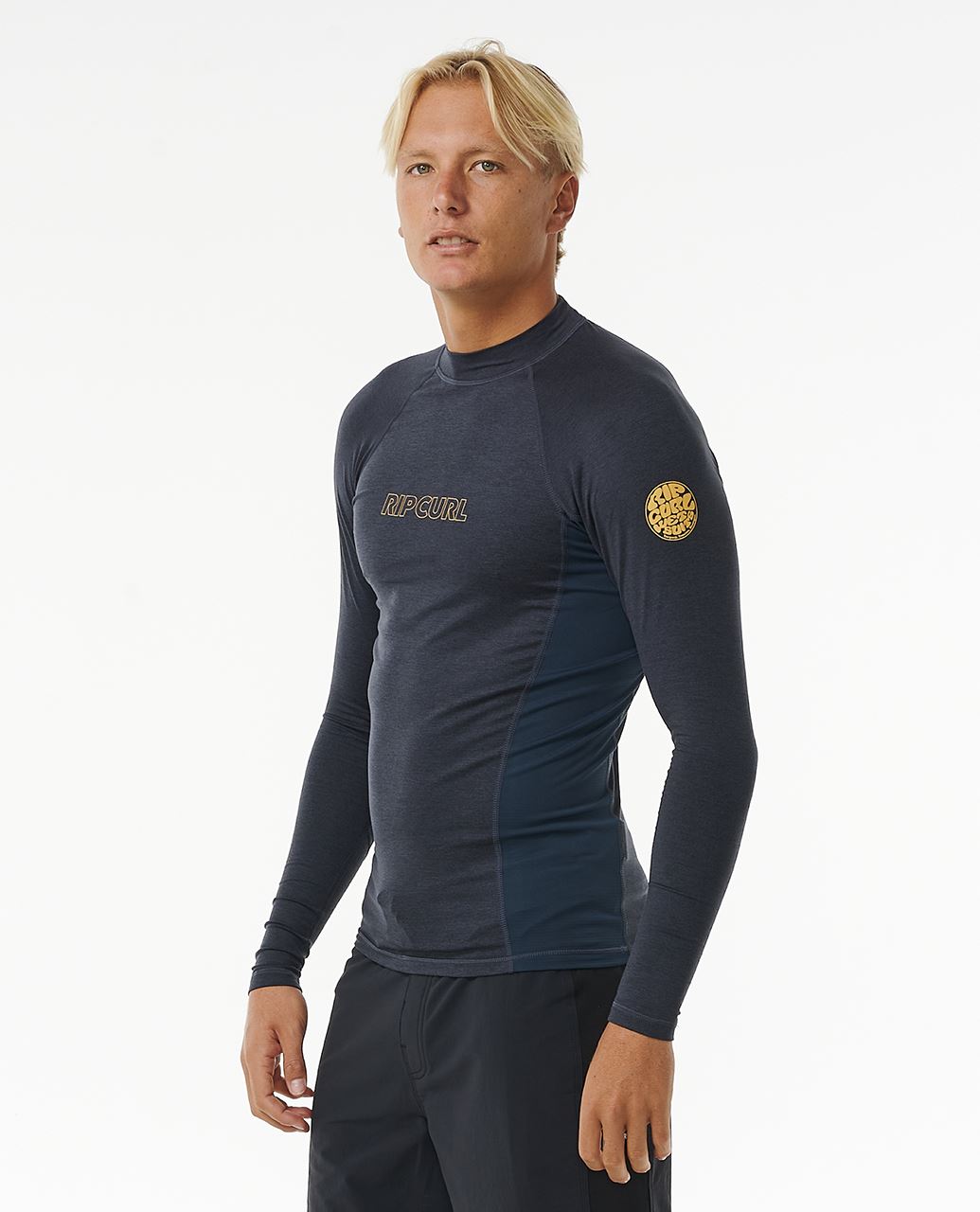 Rip Curl LS UPF 50+ Rash Vest ~ Dawn patrol navy marle