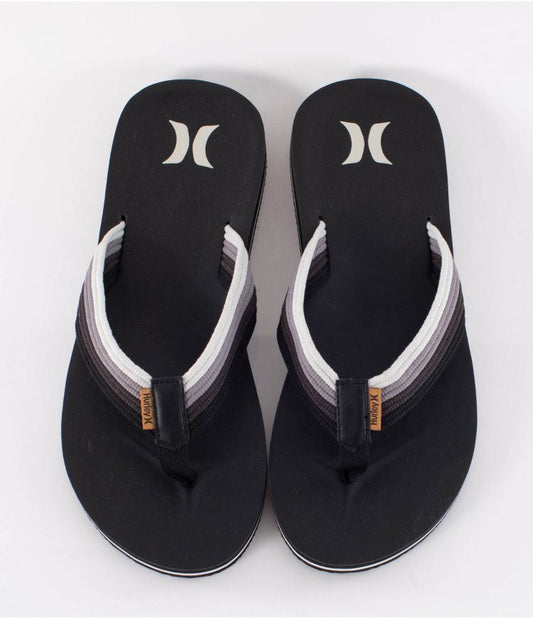 Hurley Shorebreak Mens Black Open Toe Flip Flop Sandal