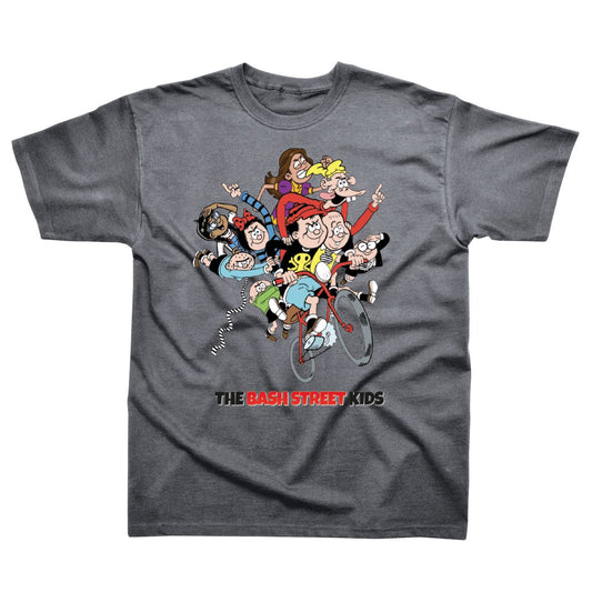 Bash Street Kids tshirt mens short sleeve grey