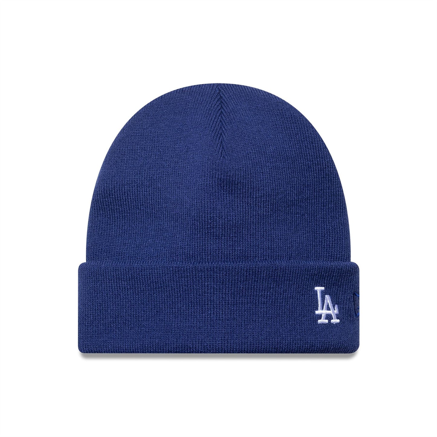 LA Dodgers NBA Mini Logo Cuff Knit Beanie Hat Dark Blue