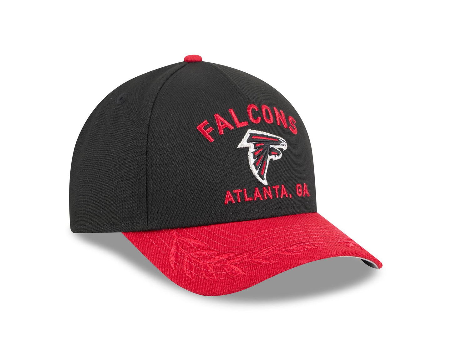 Atlanta Falcons NFL Draft 9Forty Mid Crown A-Frame Adjustable Cap