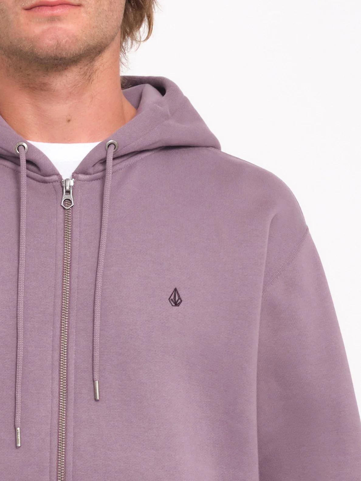 Volcom Single Stone Zip Hoodie Vintage Violet