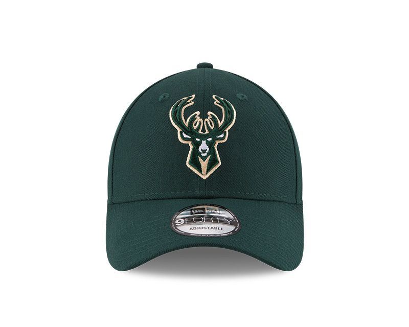 New Era 940 Adjustable League Cap ~ Milwaukee Bucks