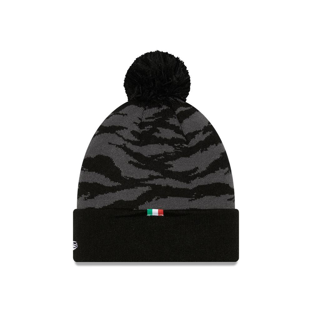 New Era Men's Tiger Bobble Beanie ~ Aprila Black